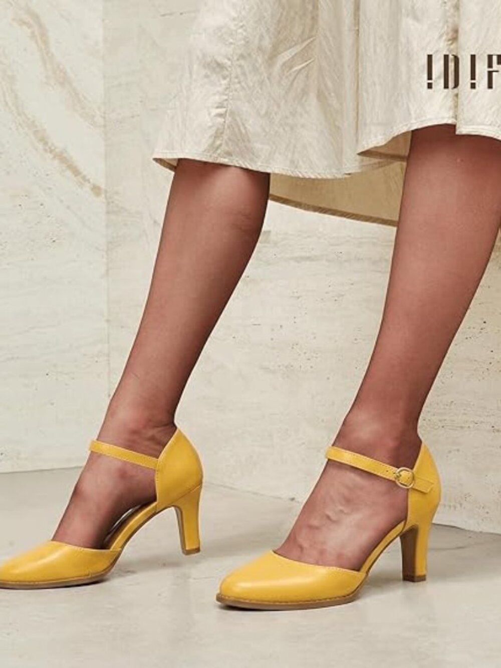 Toe Chunky High Heels Comfortable Dress Shoes for Women Pumps Vintage Heels Dres